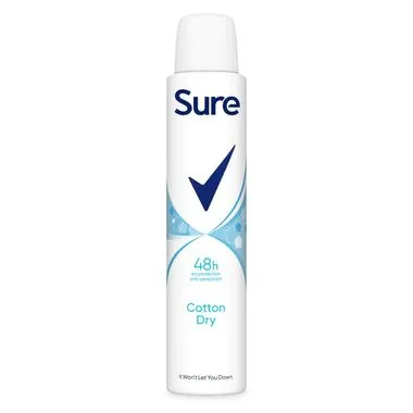 Sure Anti-perspirant Aerosol Cotton Dry 200