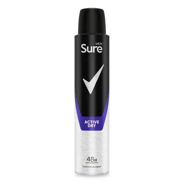 Sure Men Anti-perspirant Aerosol Active Dry 200