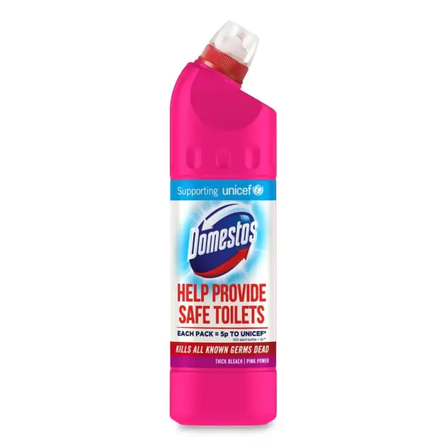 Domestos Thick Bleach Pink Power 750ml