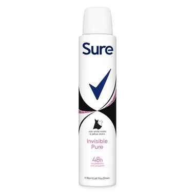 Sure Anti-perspirant Aerosol Invisible Pure